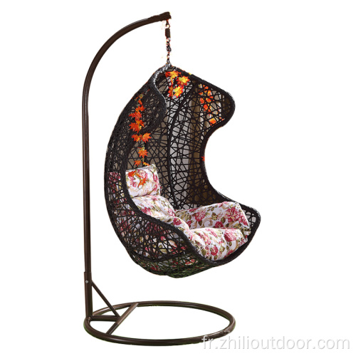 Chaise de jardin hamac suspendue chaise en forme d&#39;oeuf